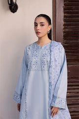 MANAT- 3PC LAWN EMBROIDERED MM-224