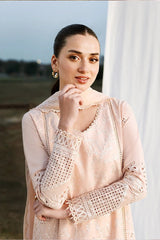 AZURE - 3PC LAWN EMBROIDERED MM-266