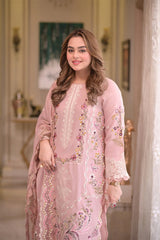 ANEELA'S-3PC LAWN EMBRIDERED MM-260