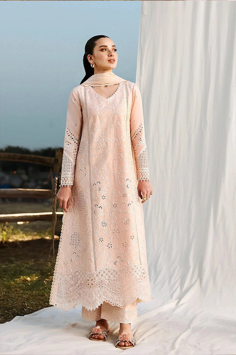 AZURE - 3PC LAWN EMBROIDERED MM-266